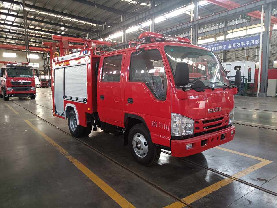 藍牌1噸五十鈴水罐消防車